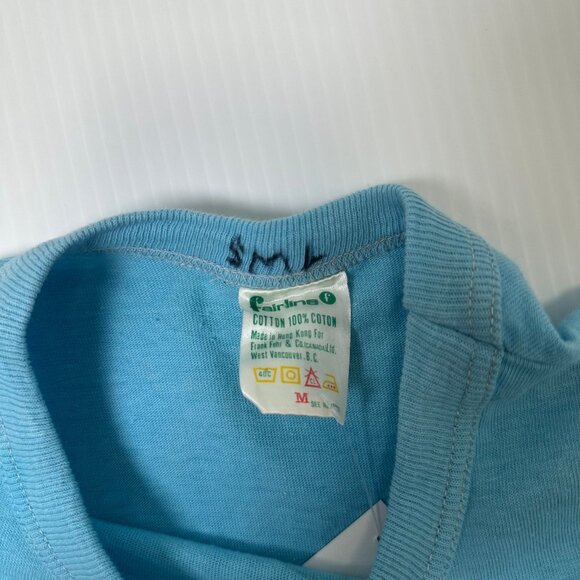 80s BCIT Telecom Graphic Tee M - Picture 3 of 3